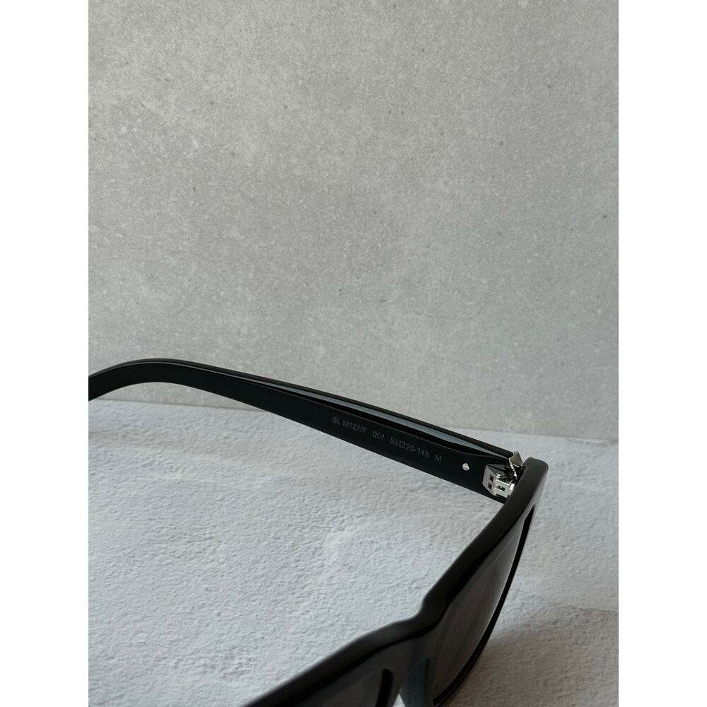 NEW Saint Laurent SL M127/F Sunglasses in Black - Picture 8 of 9